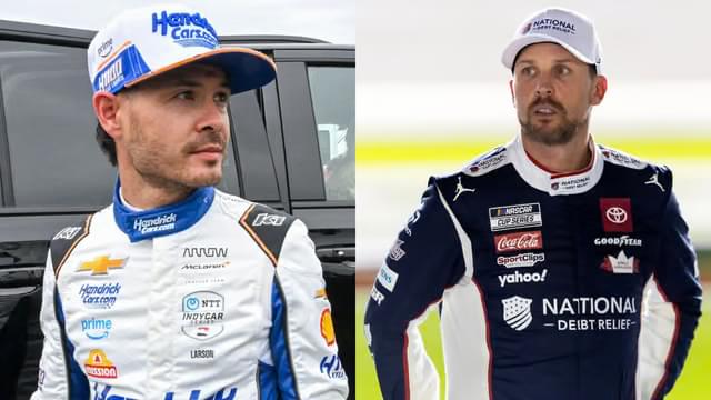 Kyle Larson Gives Major Shoutout to Denny Hamlin on Championship Stage