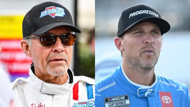 Kyle Petty Defends Denny Hamlin Over Going for the Kill At Kansas 