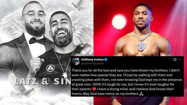 Anthony Joshua Mourns Sina Ghami and Abdul Latif Ayodele After The Car Crash in Nigeria