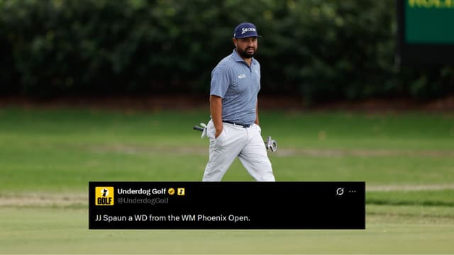 J.J. Spaun Withdraws From WM Phoenix Open Again