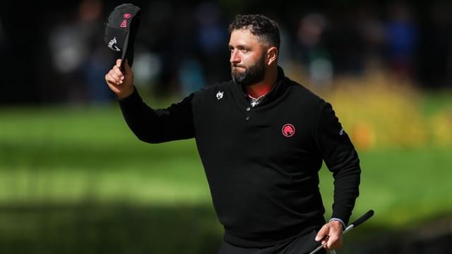 Jon Rahm Makes Bizarre but Lucky Birdie at BMW PGA Championship Round 2