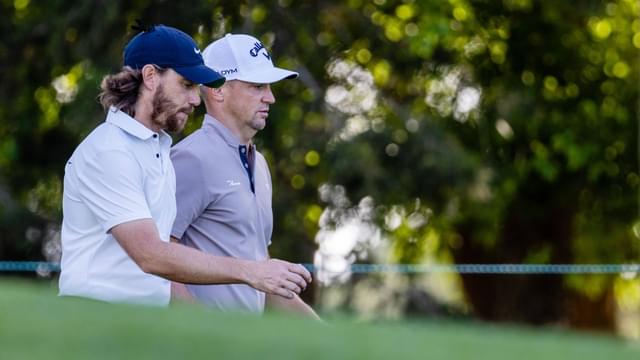Tommy Fleetwood Congratulates Alex Noren After BMW PGA Playoff Win