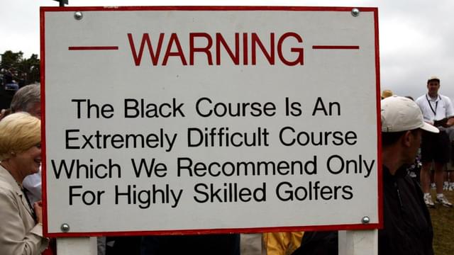 Famous Bethpage Black Warning Sign Removed Ahead of Ryder Cup
