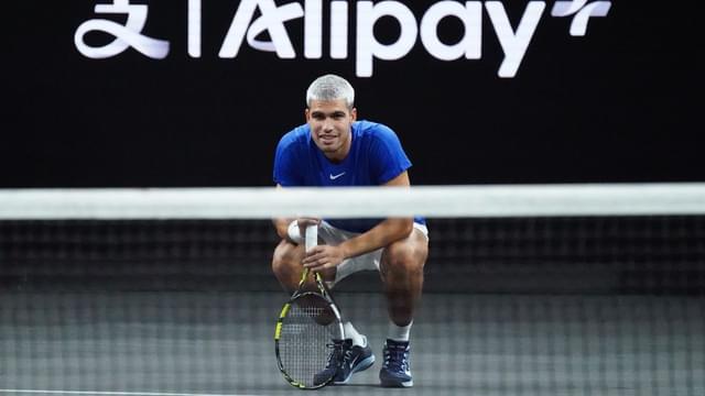 Shocked Carlos Alcaraz Congratulates Taylor Fritz After Laver Cup Defeat