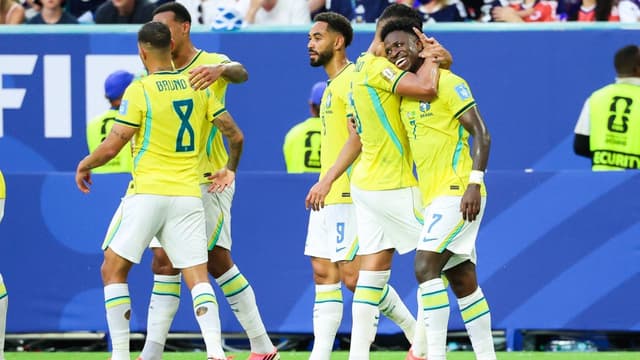 Vinicius Jr Scores Twice in First Half for Brazil's 2-0 Lead Over Scotland