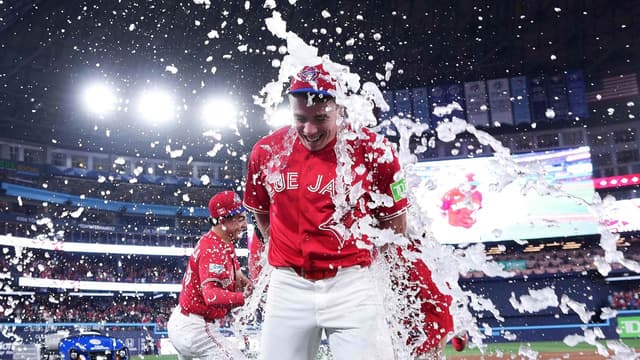 Sean Keys Blasts First Career Homer in Blue Jays Canada Day Win