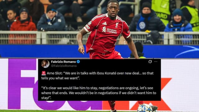 Arne Slot Confirms Ibou Konaté Talks Amid 2026 Free-Agent Interest