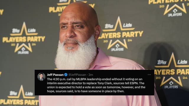 MLBPA Holds Call, Delays Interim Vote to Replace Tony Clark: Jeff Passan