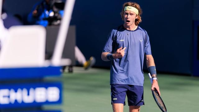 Andrey Rublev Slams $3,000 US Open Fine for Swearing