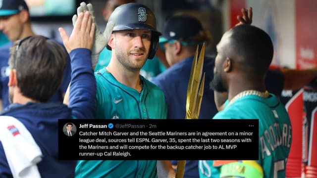 Mitch Garver Agrees to Minor League Deal With Mariners