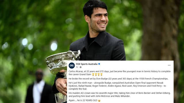 Carlos Alcaraz Becomes Youngest Men’s Career Grand Slam Winner