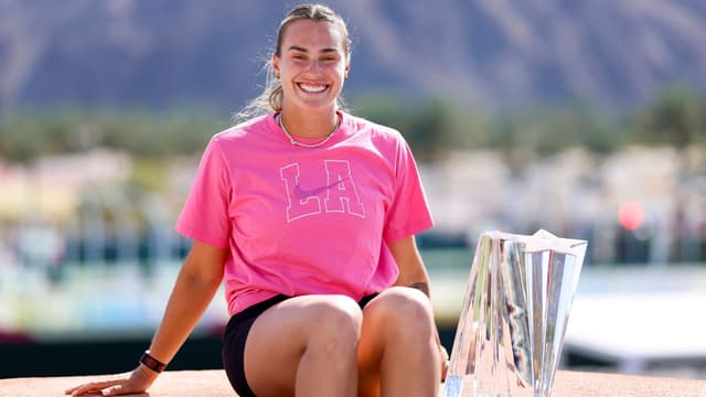 Aryna Sabalenka Jokes About Team Hearing Her 'Crap' in Indian Wells Win