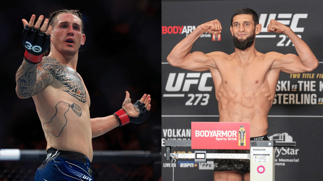 Khamzat Chimaev and Other UFC Pros React to Reinier De Ridder Giving Up vs. Brendan Allen