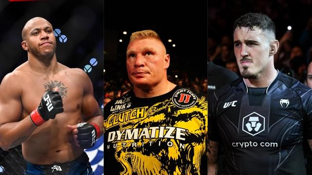 Tom Aspinall and Ciryl Gane Both Name Brock Lesnar as Dream Opponent