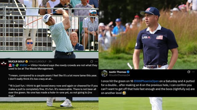 Viktor Hovland Says WM Phoenix Crowds Feel Tame As Justin Thomas Remembers Boos