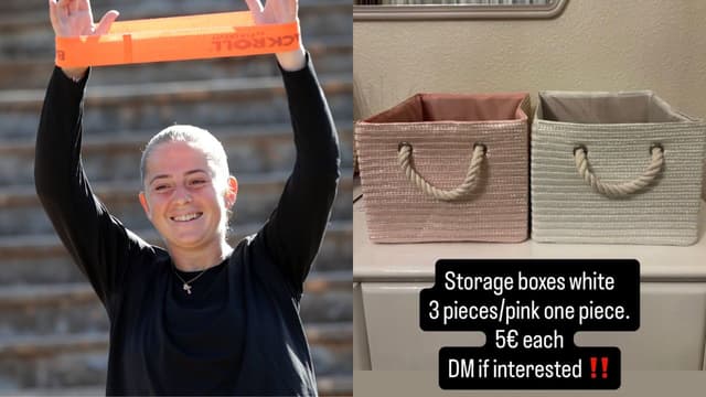 Jelena Ostapenko Flexes New Porsche While Selling €5 Storage Boxes