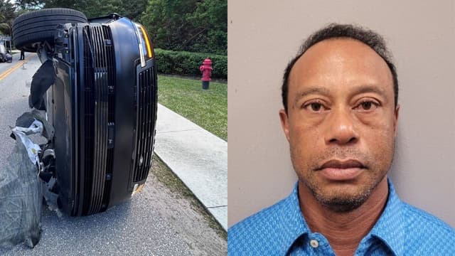 Tiger Woods Mugshot Released After Florida Crash and DUI Arrest
