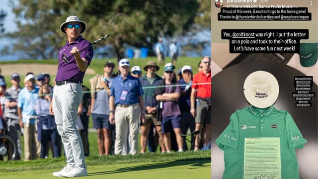 Joel Dahmen Drops WM Phoenix Open Exemption Letter In Green Polo