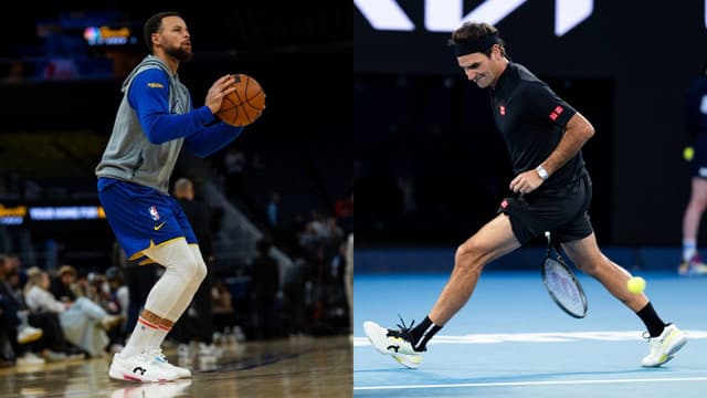 Stephen Curry Debuts Roger Federer’s On Tennis Shoes in NBA First