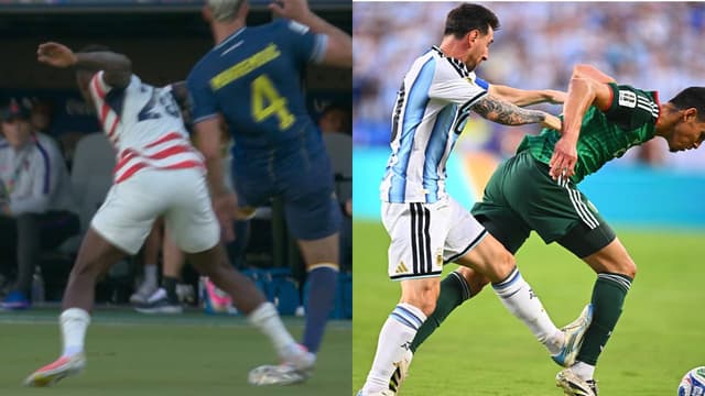 USA Fans Compare Folarin Balogun Red Card With Lionel Messi Escape