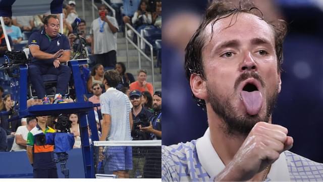 Daniil Medvedev Blasted for Obscene Gesture as Benjamin Bonzi Knocks Him Out in 5 Sets