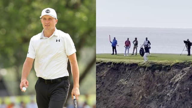 New Angle Shows Just How Close Jordan Spieth Came To Pebble Beach Cliff Fall