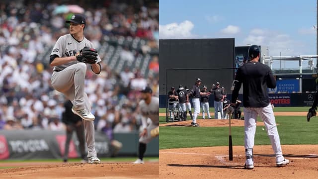 Aaron Judge Line Drive Clips Max Fried in Scary Yankees Live BP
