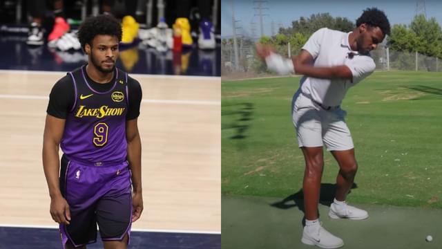 Fans Doubt Bronny James’ Claim of Shooting 81 After 4 Months of Golf