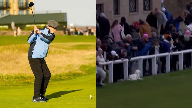 Bill Murray’s Wild Drive Hits Dog, Road, and Fan Before Returning to Old Course Fairway
