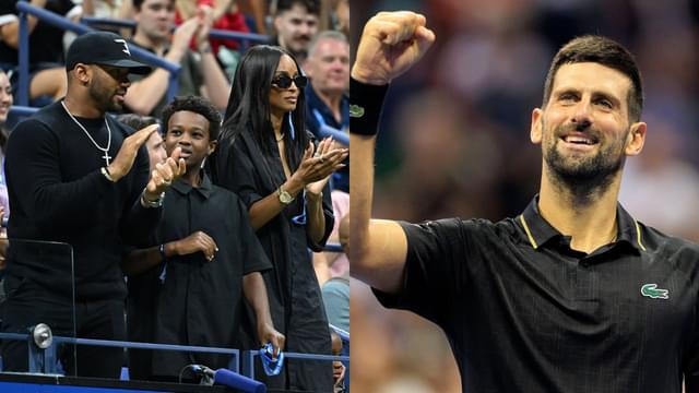 Russell Wilson and Family Visit Novak Djokovic Before US Open QF Win