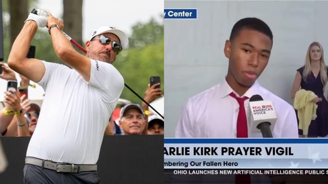 Phil Mickelson Hails 14-Year-Old’s Words at Charlie Kirk Prayer Vigil