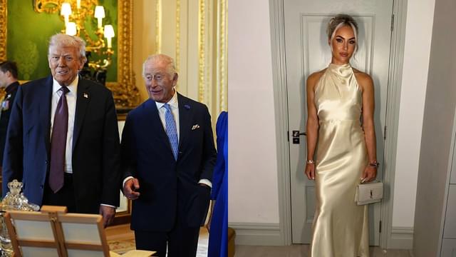 Charley Hull and Sir Nick Faldo Attend Royal Banquet With King and Trump