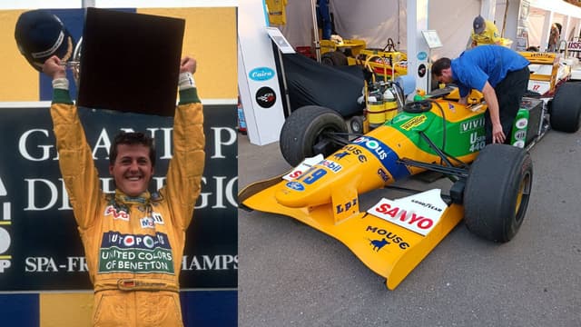 Michael Schumacher’s First-Win Benetton Set for $10M-Plus Auction