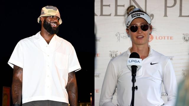 LeBron James Salutes Nelly Korda’s 18th-Hole Putt at Annika Pro-Am