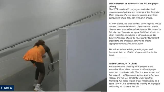 WTA Backs Players on Privacy After Coco Gauff Backstage Footage