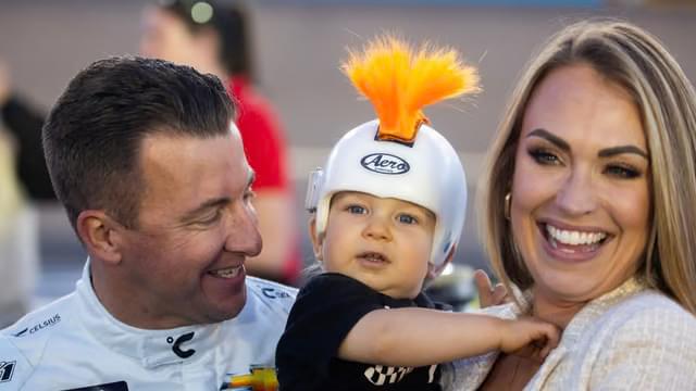AJ Allmendinger's Wife Posts Emotional Message After Husband's Heavy Talladega Wreck 