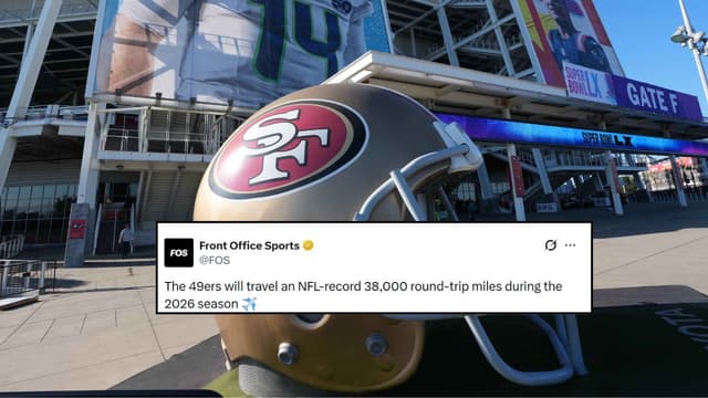 49ers Set to Cross 54 Time Zones During 2026 Regular Season