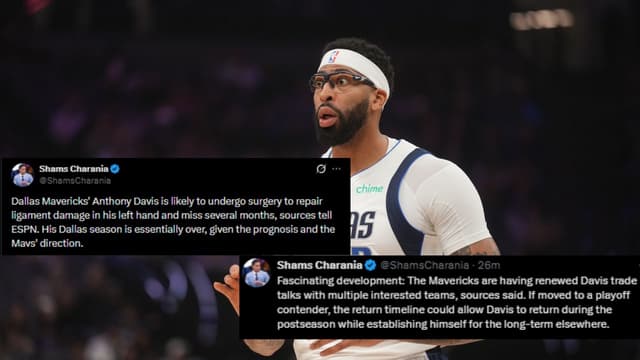 Anthony Davis To Undergo Hand Surgery, Mavericks Having Renewed Trade Talks