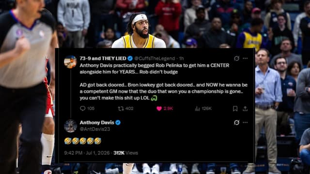 Anthony Davis Laughs at Rob Pelinka Finally Signing Centers For Lakers
