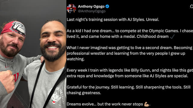 Anthony Ogogo Calls AJ Styles Training Session ‘Unreal’