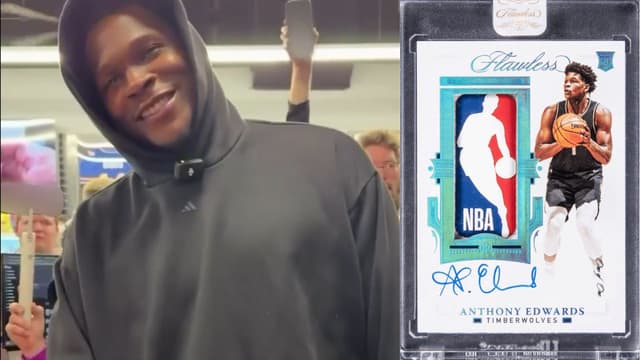 Anthony Edwards Learns His Priciest Card Hit $426K: “Somebody Bought That?”