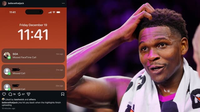 Anthony Edwards Trolls SGA Using His IG Burner After Timberwolves’ Win