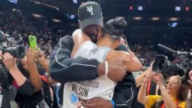 A’ja Wilson Has Emotional Moment With Boyfriend Bam Adebayo After Winning WNBA Title