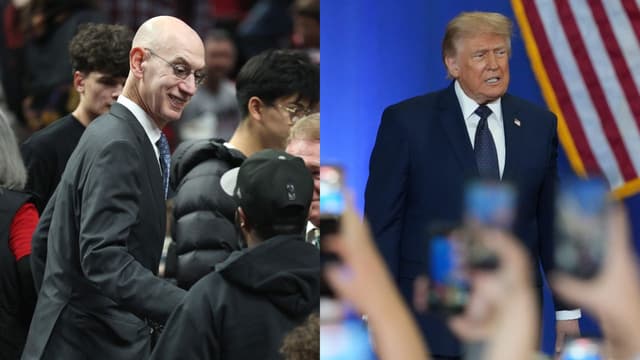 Adam Silver Thrilled Donald Trump Is Attending Game 3 of the NBA Finals in New York