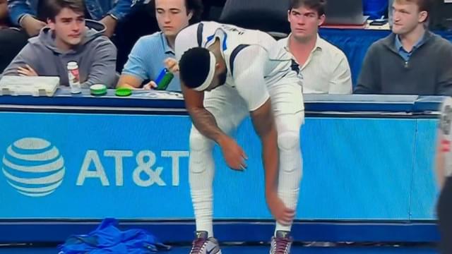 Anthony Davis Leaves Pacers Game With Apparent Achilles Injury