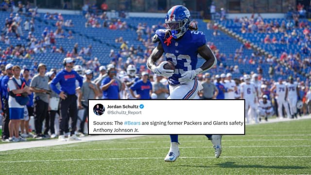 Bears Sign Former 7th-Round Pick Anthony Johnson Jr.
