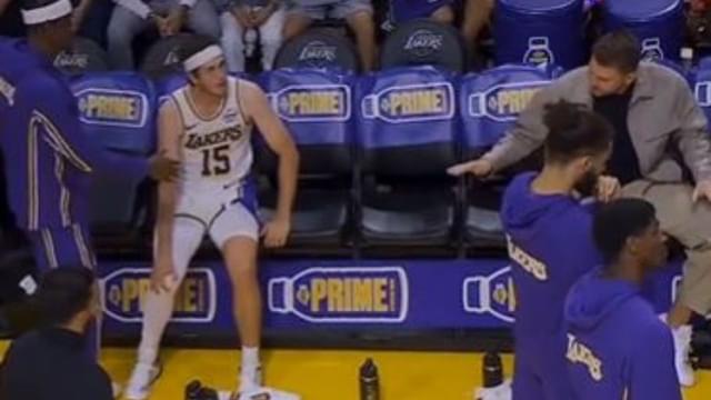 Luka Doncic Playfully Trolls Austin Reaves After Preseason Injury