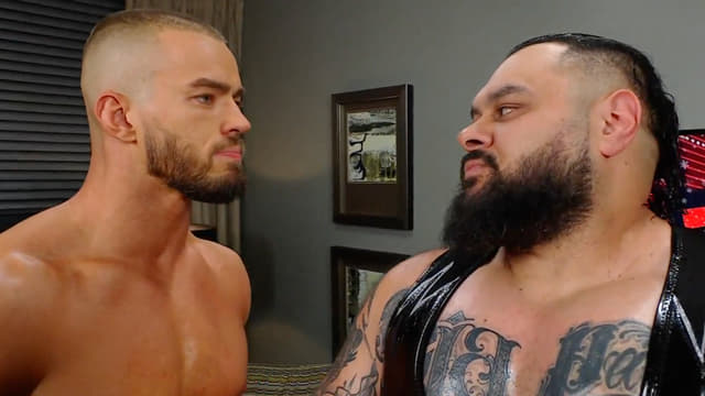 Tension Builds Between Bronson Reed and Austin Theory Backstage