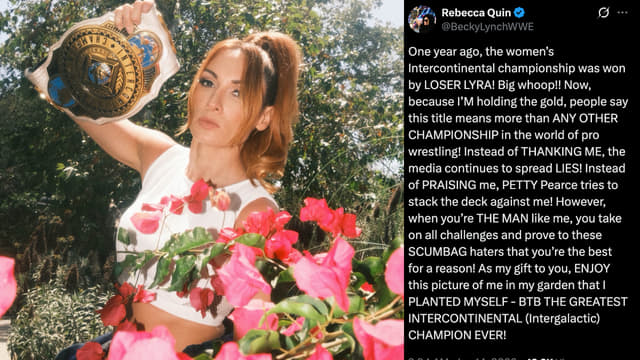 Becky Lynch Marks Women’s IC Anniversary, Calls Lyra Valkyria A ‘Loser’