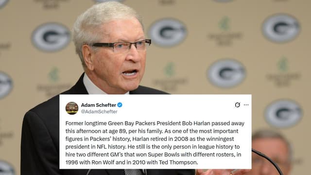 Former Longtime Packers President Bob Harlan Passes Away at 89